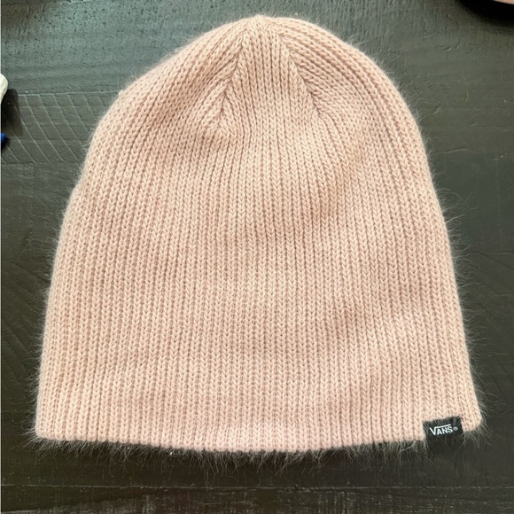 Vans Accessories - Vans Blush Pink Knit Beanie